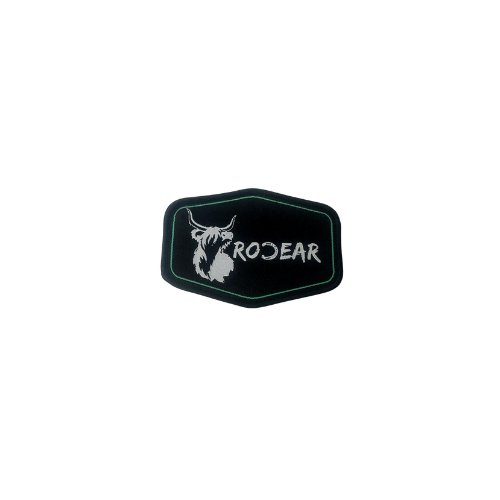 Patch Logo Classique Noir et Turquoise  image 0